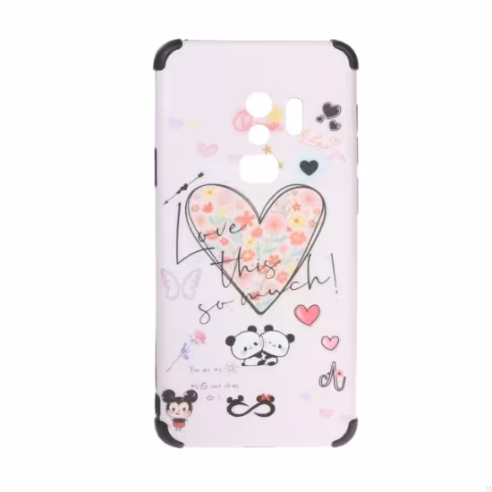 قاب گوشی طرح دار بامپردار برای Samsung S9 Plus - طرح 297