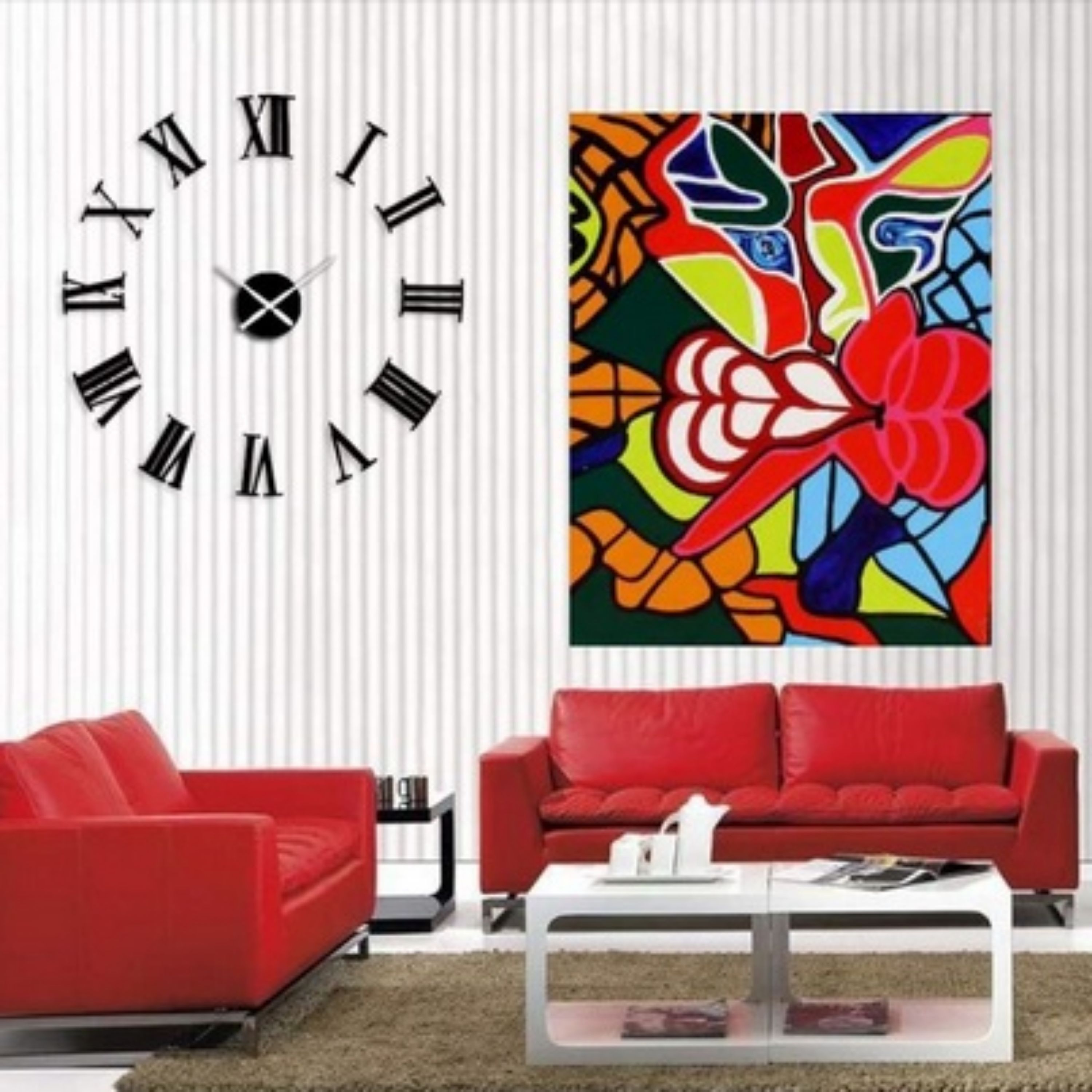 ساعت دیواری مدل رومی 1040