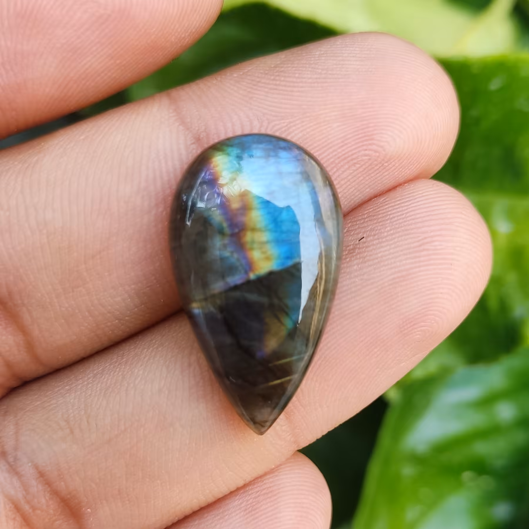 سنگ لابرادوریت اصل با تراش اشک