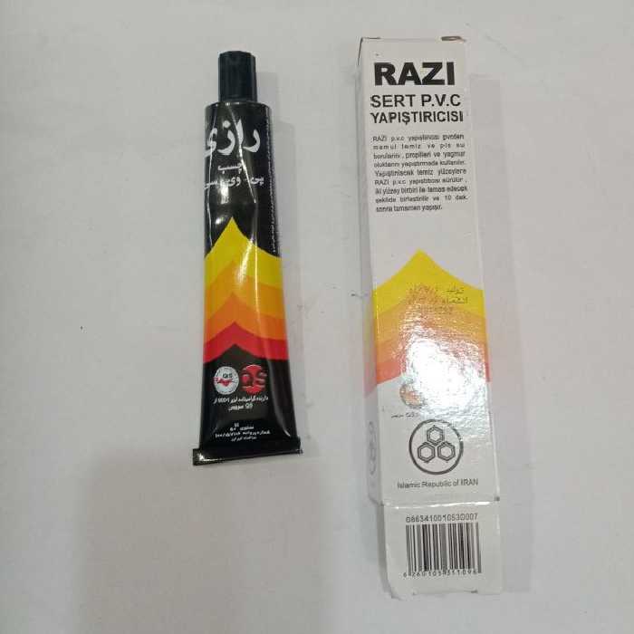 چسب پی وی سی تیوپی 50 سی سی رازی 