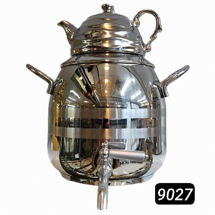 کتری قوری استیل کف چدن9027(اس لوکس)