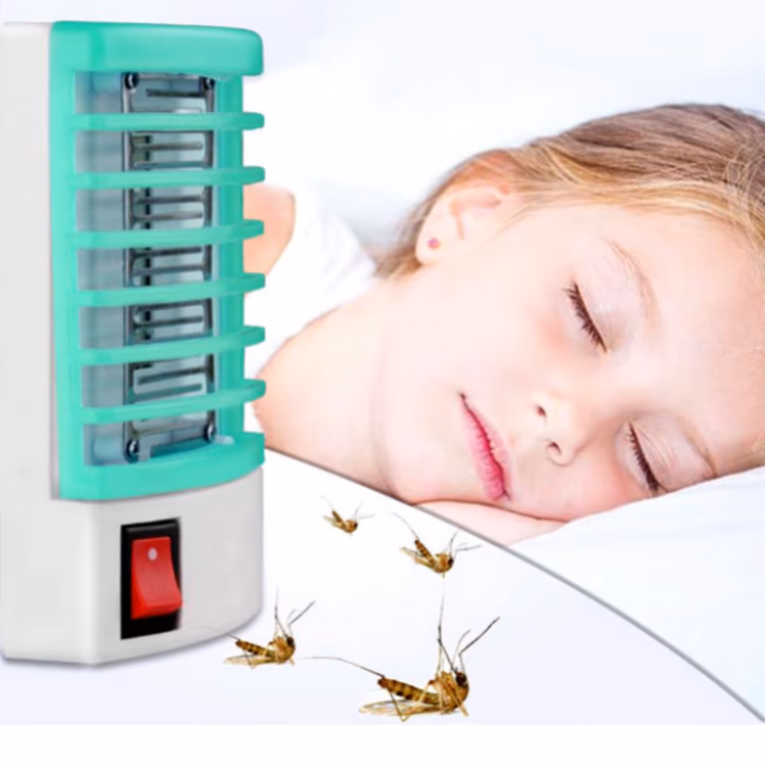 خواب کودک بدون نیش پشه و پشه کوره... چراغ خواب و حشره کش پریزی