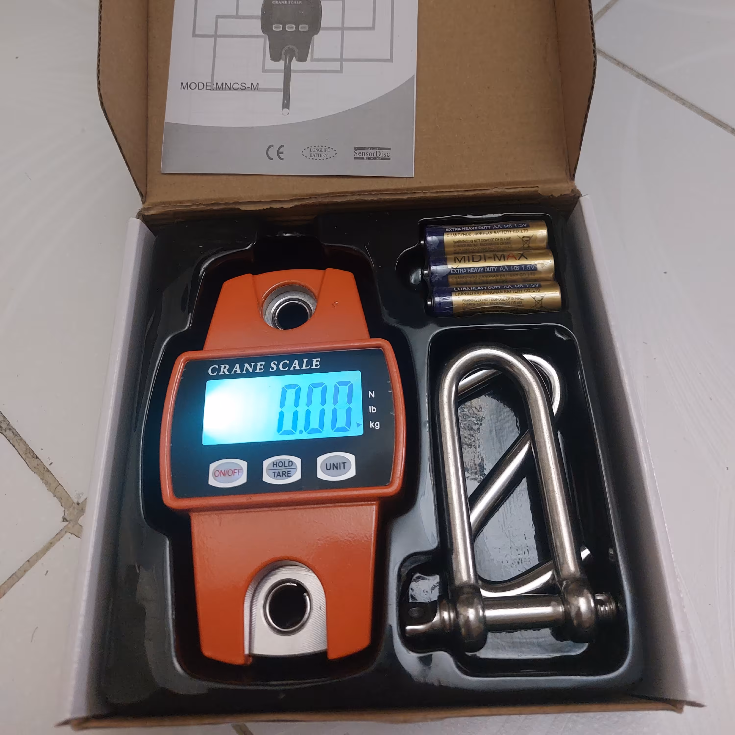 باسکول آویز 300 کیلویی (پس کرایه)