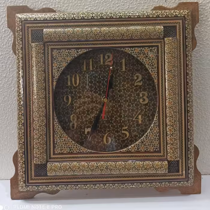 ساعت تمام خاتم طرح صفحه سه بعدی