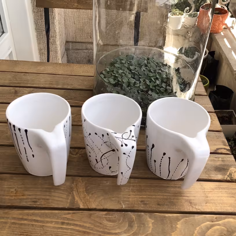 ماگ سرامیکی 3 عدد با هم