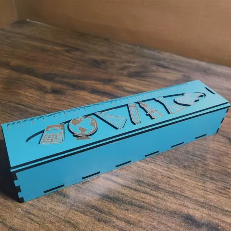 جا مدادی  طرح خط کش دار(چوبی) 