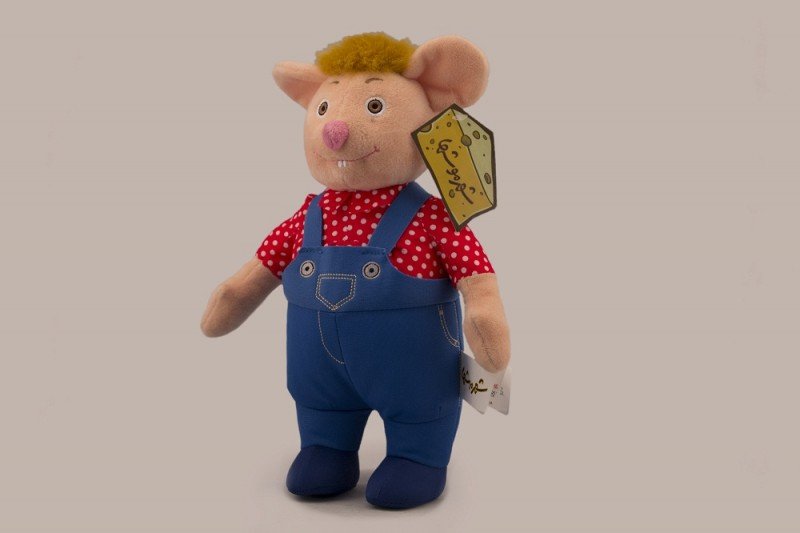 عروسك ايستاده  كپلك با لباس خالخالي شهر موشها