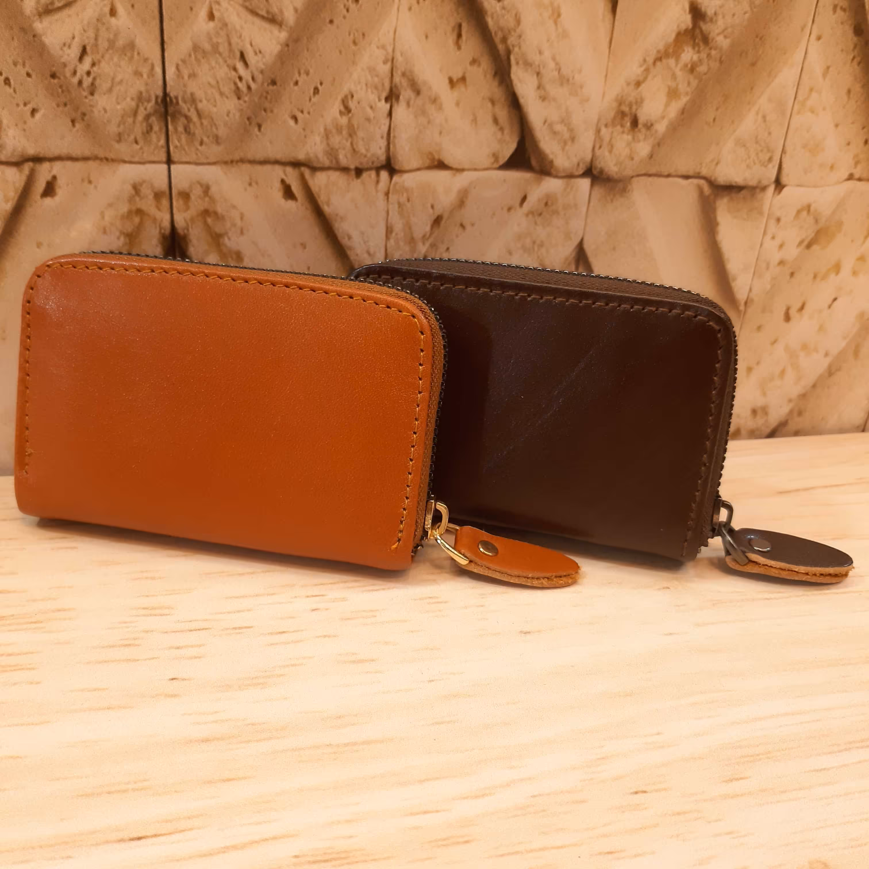 جاکارت چرم اصل گاوی آکاردئونی زیپ درجه یک 