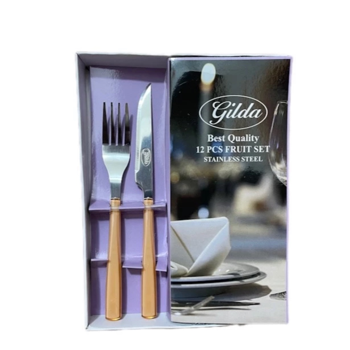 ست کارد و چنگال 12 پارچه گیلدا کد 1402