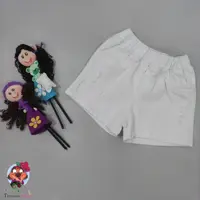 شلوارک لی سفید بچگانه مدل کوتاه سایز 50 تا 75