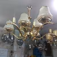 لوستر لهستانی مدل شاخه مرغابی شید دار محصول لوستر کلاسیک آیلین 