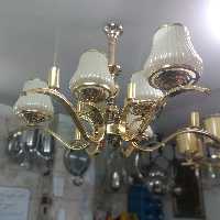 لوستر لهستانی مدل شاخه مرغابی شید دار محصول لوستر کلاسیک آیلین 