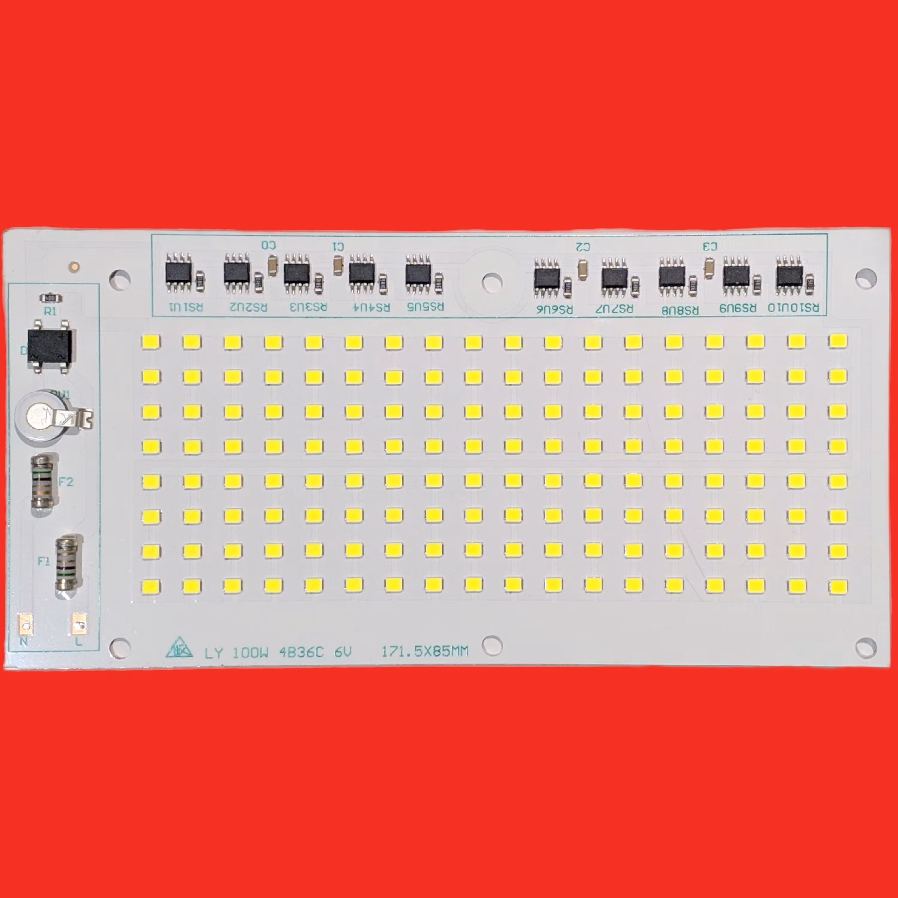 چیپ LED DOB LY 100W بلالی سفید (ال ای دی دی او بی 100 وات ال وای) پروژکتوری