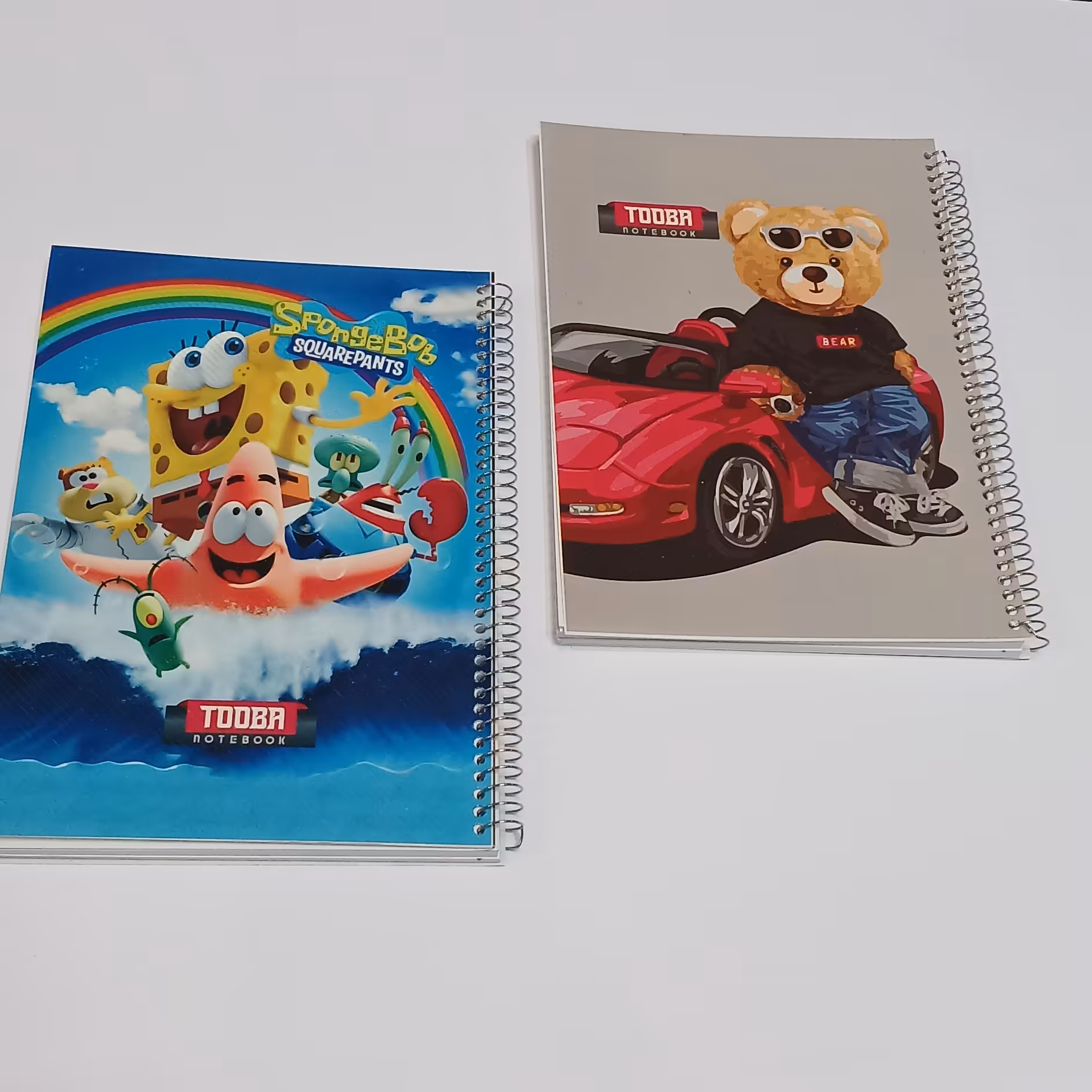 دفتر سیمی 50برگ طرحدار با کاغذ70گرم