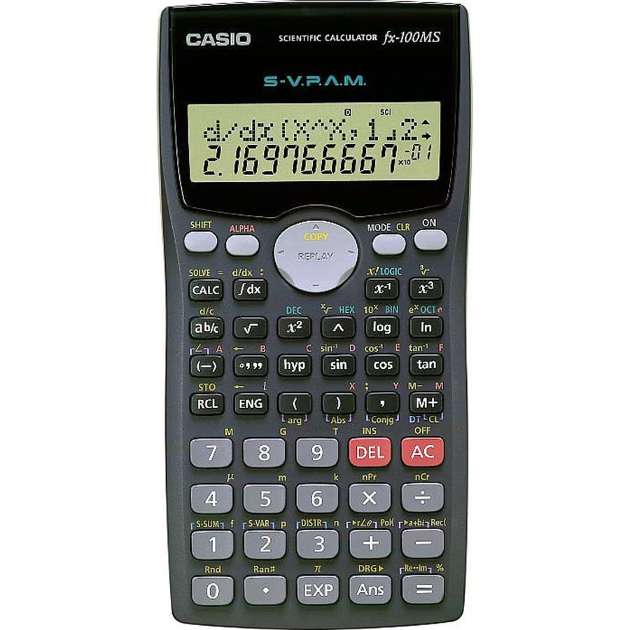 ماشین حساب مهندسی کاسیو مدل fx-100MS