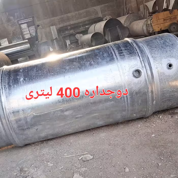 منبع دوجداره 400 لیتری گالوانیزه خرید مستقیم از کارخانه