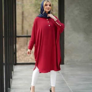 پانچو زنانه کرپ مدل سایز بزرگ