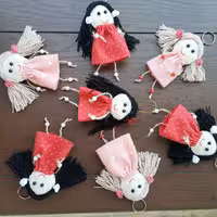 عروسک آویز کیف