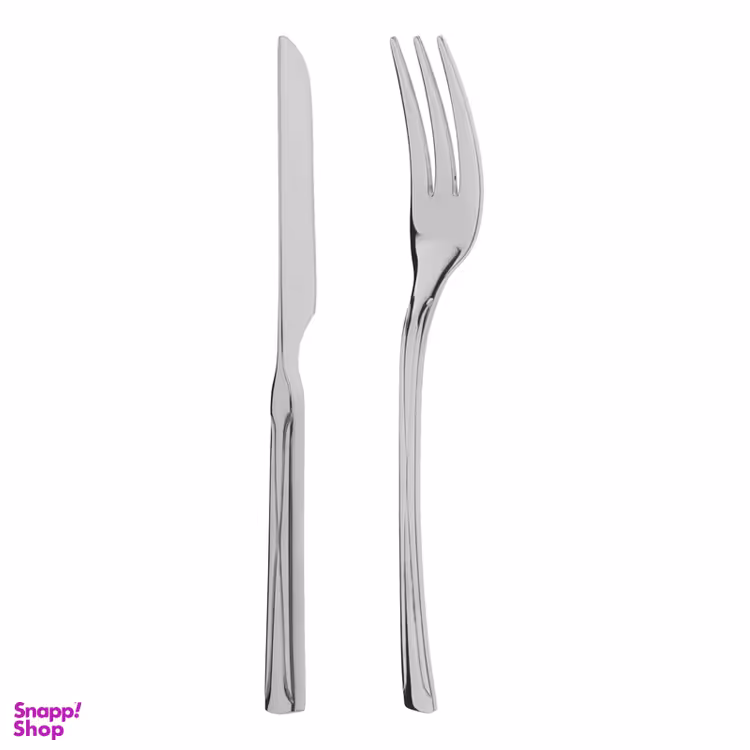 سرویس ۱۲ پارچه کارد و چنگال یونیک مدل 5730 طرح x