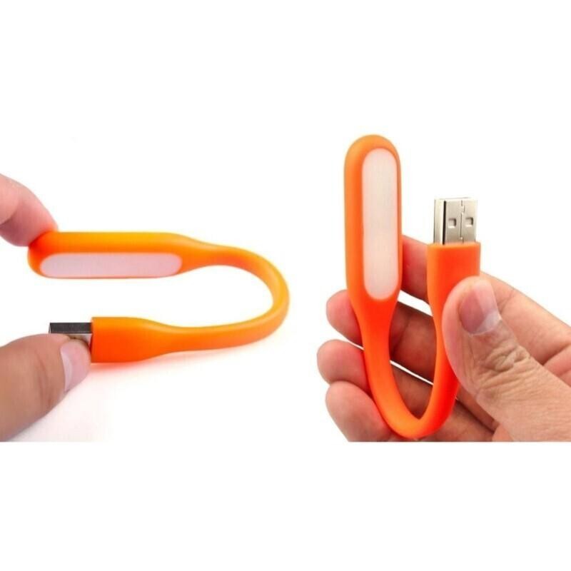 چراغ ال ای دی یو اس بی مدل Portable Flexible USB Light نارنجی
