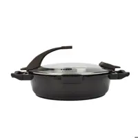 قابلمه عمیق درب دار برگهف سری Virgo سایز 28Cm-4.3L - مشکی
