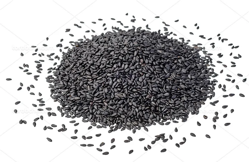 عکس کنجد سیاه با کیفیت | گرافیک با طعم تربچه