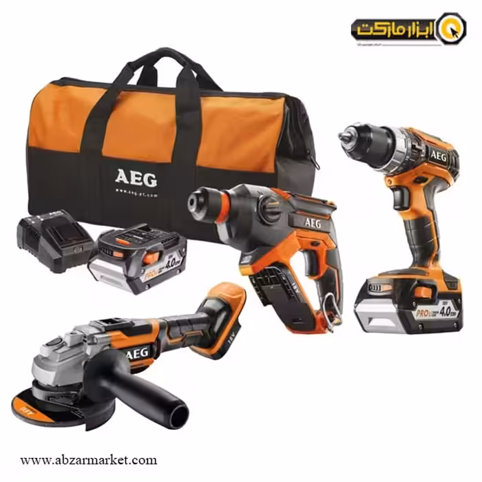 کیت سه دستگاه شارژی آاگ مدل JP18H3-402C Kit1