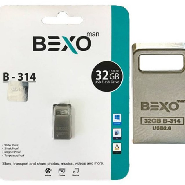 فلش بکسو مدل B-314 با ظرفیت 16 گیگابایت گارانتی 5 ساله
