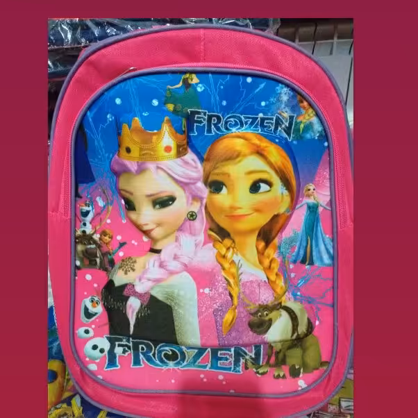 کیف مدرسه دخترانه سه بُعدی مناسب تا کلاس ششم سایز 40×32 