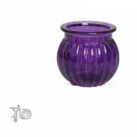 جاشمعی شیشه ای بنفش لیان 