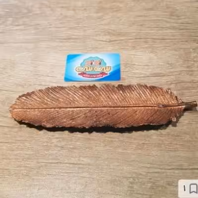 ظرف عود طرح پر،رنگ مسی