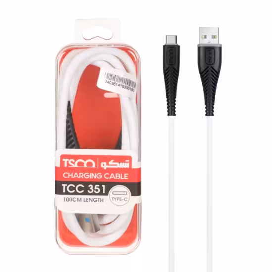 کابل تبدیل USB به USB-C تسکو مدل TCC 351 طول 1 متر