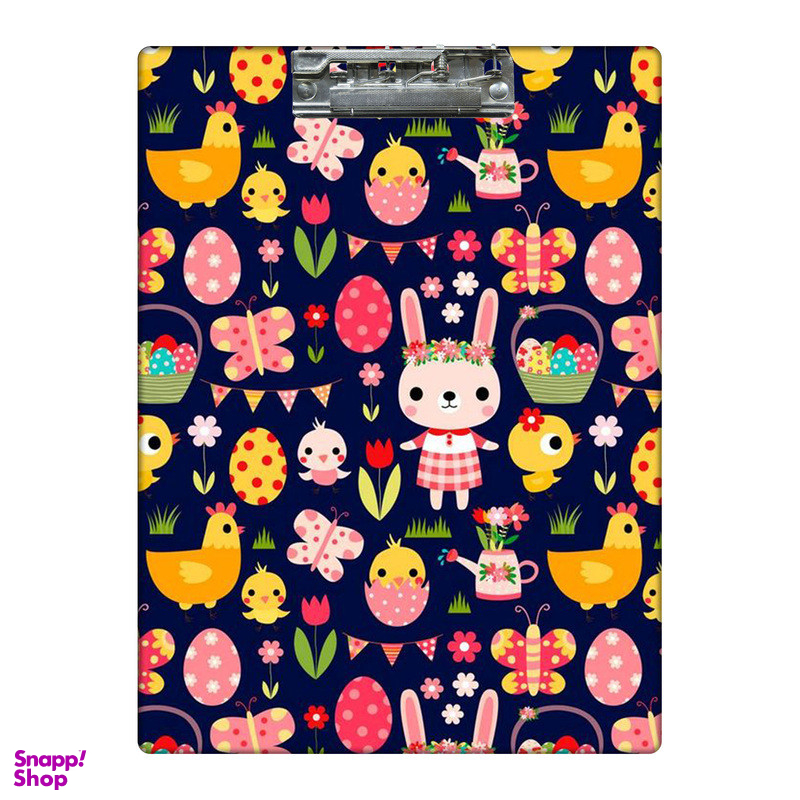 تخته شاسی طرح خرگوش و مرغ و جوجه  کد 5050216  سایز A4