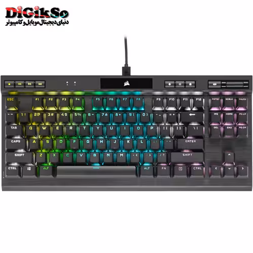 کیبورد گیمینگ مکانیکال کورسیر مدل K70 RGB TKL