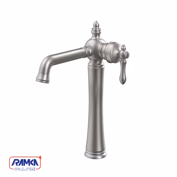 شیر روشویی بلند کسری مدل ناپل