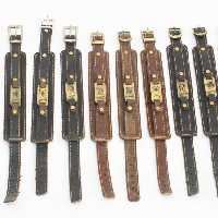 دستبند ماه تولد چرم طبیعی