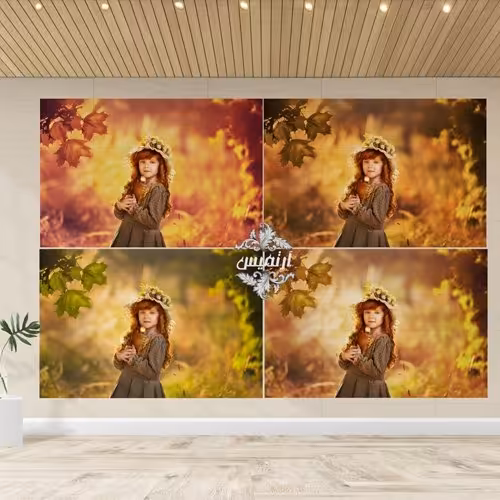 تبدیل عکس ساده به عکس پاییزی