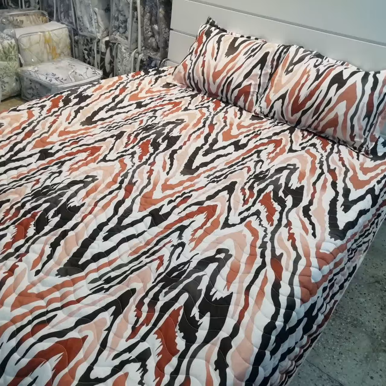 روتختی دو نفره بهاره پنبه دوزی شده