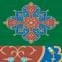 وکتور طرح کاشی کاری اسلامی شماره 124 - گرافیک با طعم تربچه