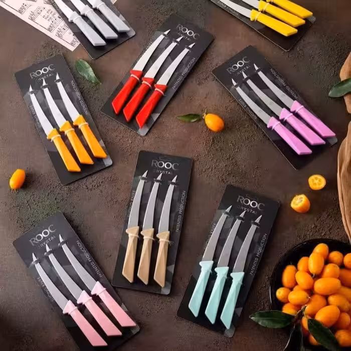 کارد اره ای آشپزخانه 3تایی ترکیه ای