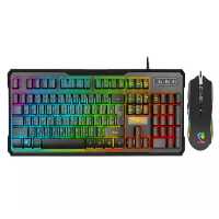 کیبورد و ماوس باسیم گرین مدل GKM605 RGB