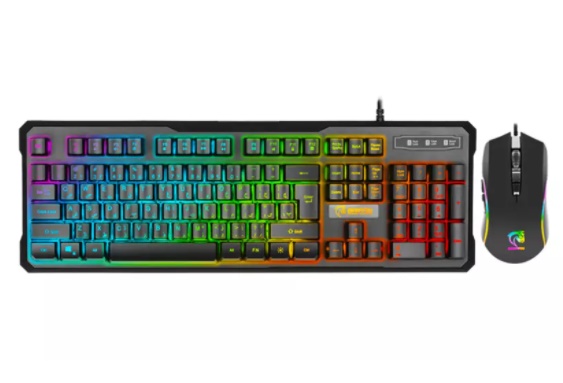 کیبورد و ماوس باسیم گرین مدل GKM605 RGB