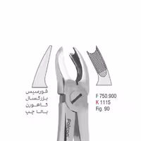 فورسپس بزرگسال کاهورن بالا چپ - falcon