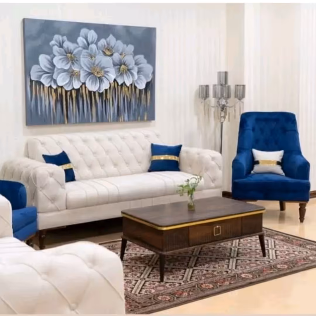 مبل راحتی یونانی هفت نفره همه رنگ بادوام 