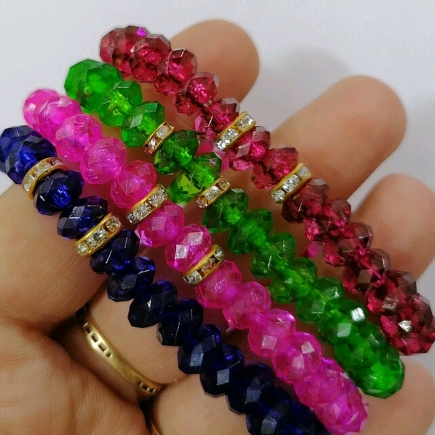  دستبند کریستالی 