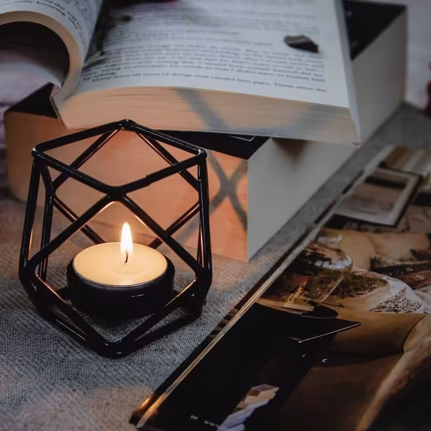 جا شمعی نقلی مشکی