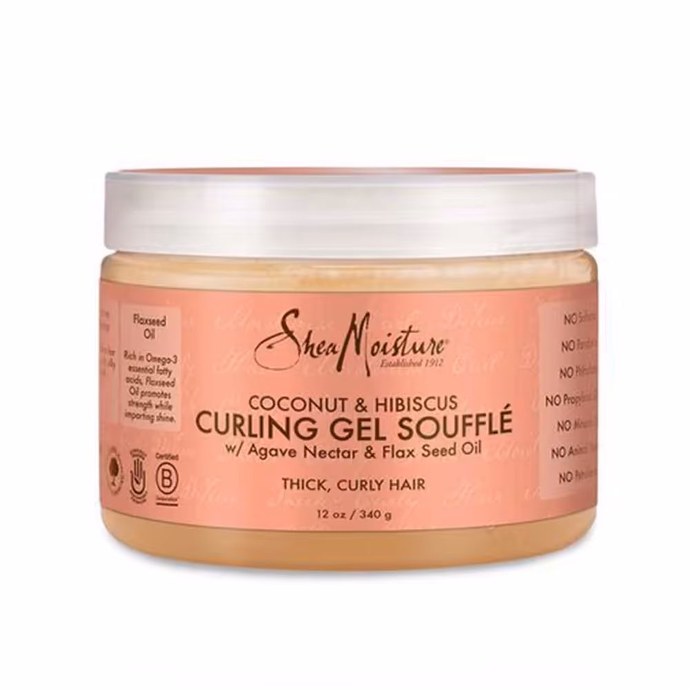 ژل حالت دهنده موهای فر شی مویسچر SheaMoisture Curling Gel Souffle • خوش آرا