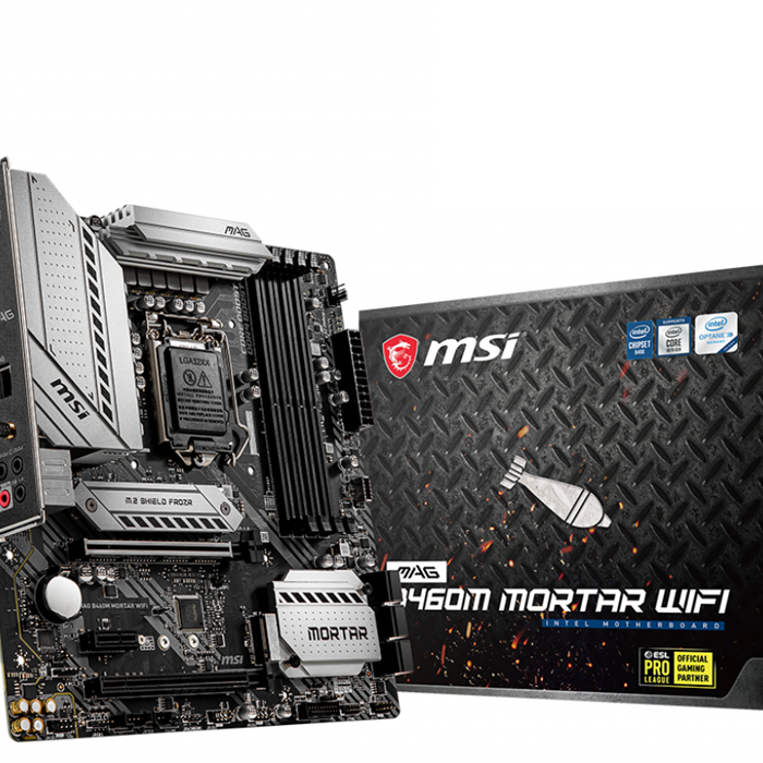 مادربرد ام اس آی مدل MAG B460M MORTAR WIFI سوکت 1200