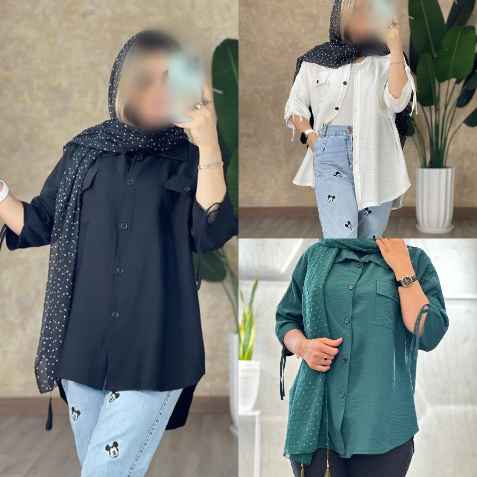 مانتو دوجیب آستین گت جنس کرسپو درجه یک فری سایز 36 تا 44