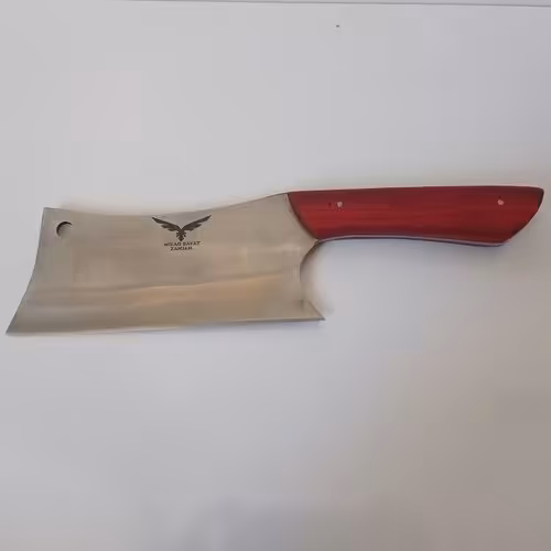 ساطور فولادی دسته چوبی کاملا دست ساز زنجان با کیفیت عالی جدید

